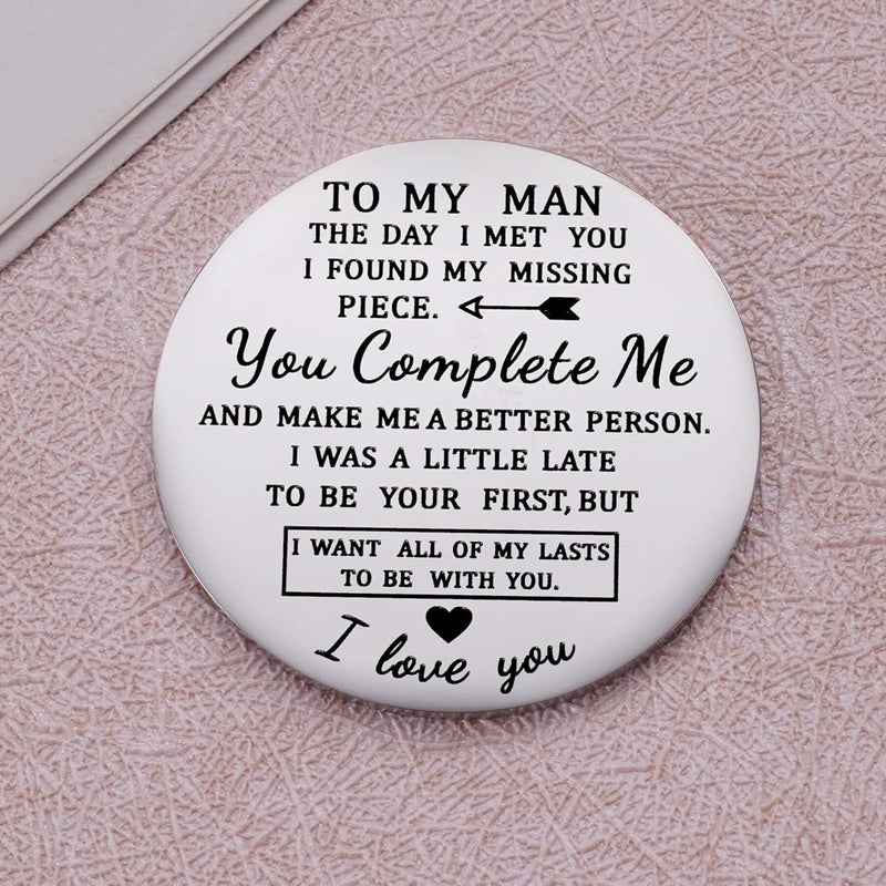Aesnefe Pocket Hug Token Inspirational Reminder Gifts Mental Health Thinking of You Gift Self Love with PU Leather Keychain - Image 2